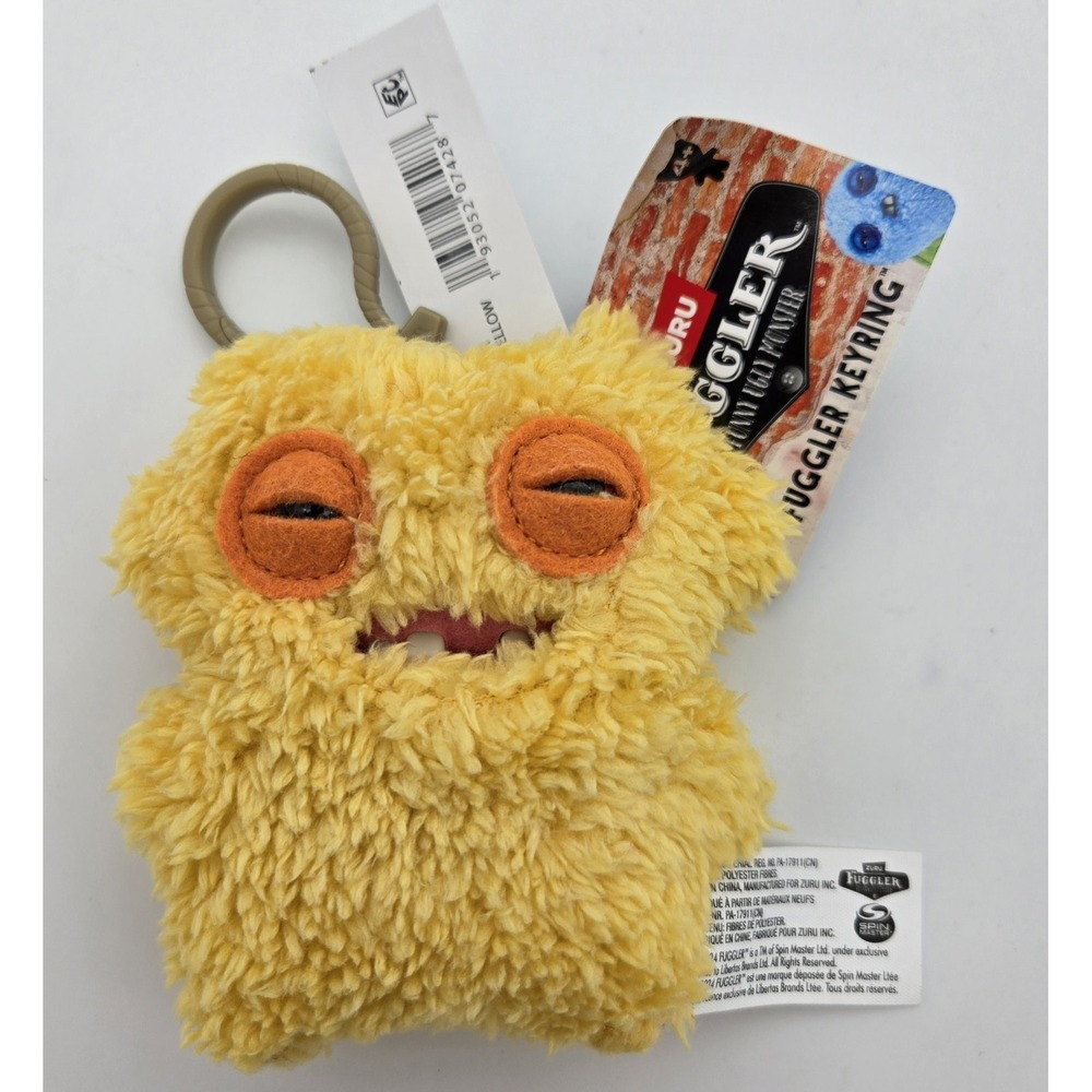 Fuggler Plush Clip On Keyring Sir Nobbynuts 4" Funny‎ Ugly Monster Toy
